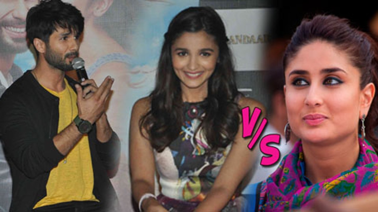 Shahid Kapoor Talks About Kareena Kapoor & Alia Bhatt Comparison