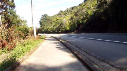 Bike e Sup nos mares e praia de Ubatuba, SP, Brasil