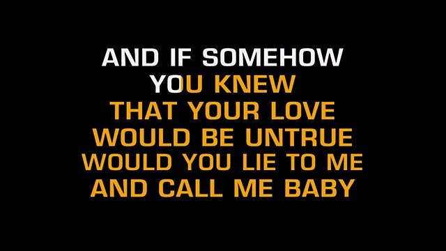 Jennifer Lopez - If You Had My Love (Karaoke)