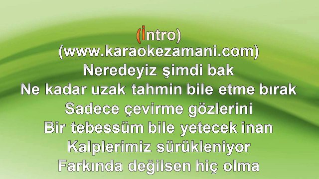 Gülben Ergen - (Feat. Mustafa Sandal) - Şıkır Şıkır - 2011 TÜRKÇE KARAOKE