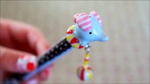 DIY Mouton the Elephant Themed Polymer Clay Pen {Stop Motion Tutorial} Sentimental Circus
