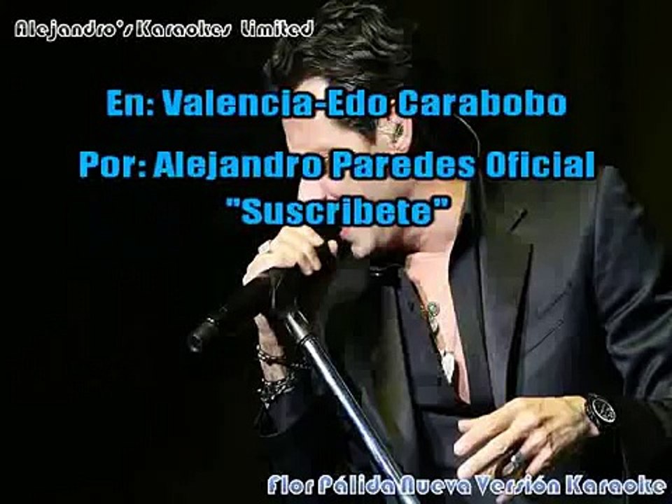 Marc Anthony Flor Palida Nueva Version Karaoke