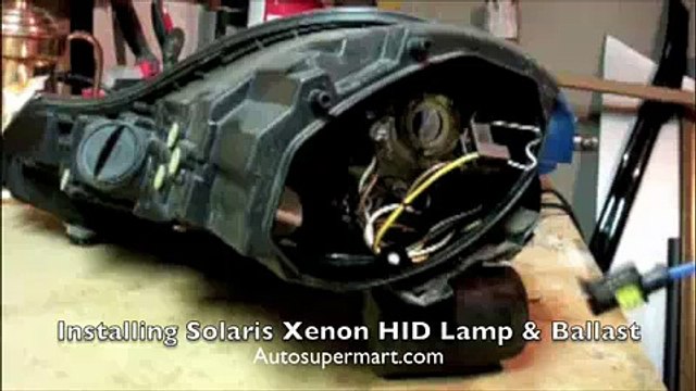Solaris Xenon HID Lamp and Ballast installation