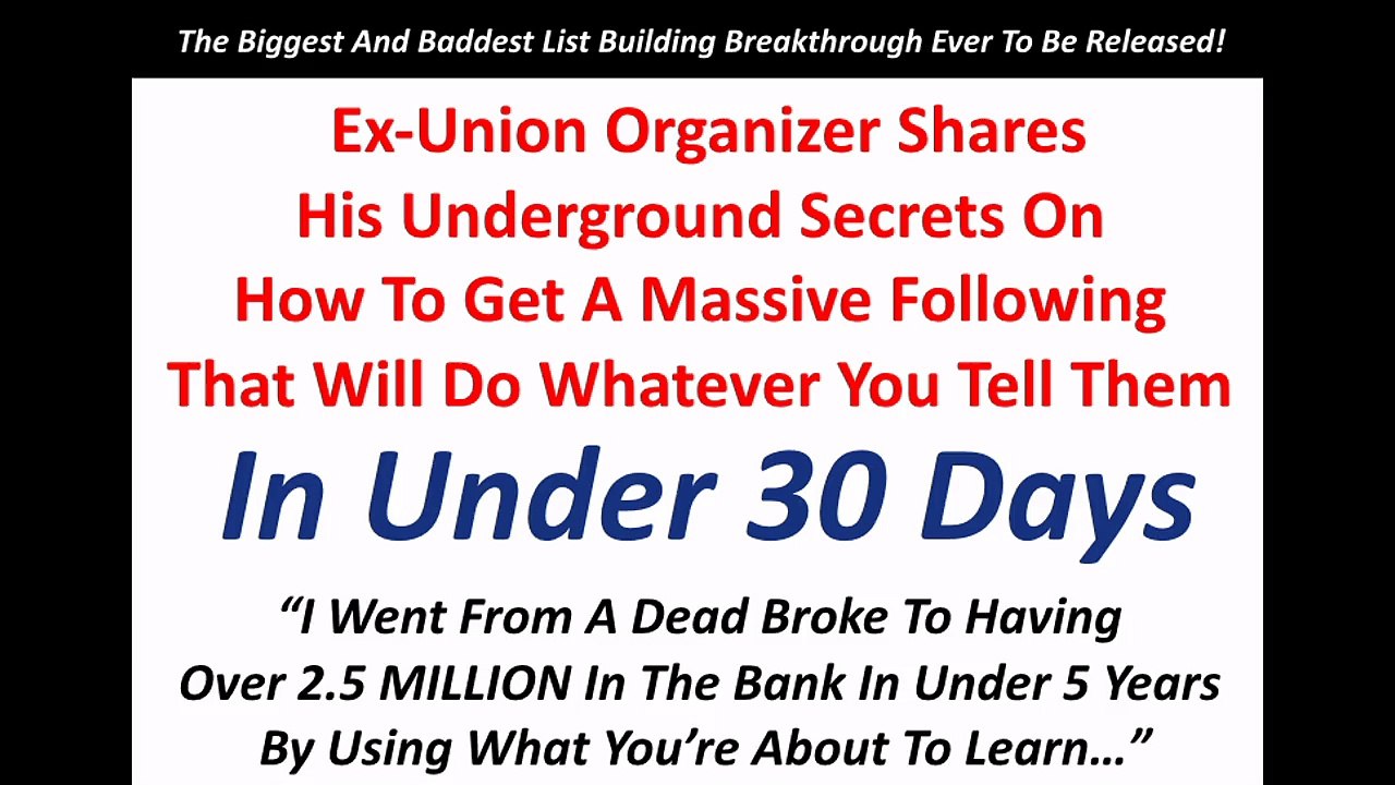 EZ List Authority GET IT NOW!