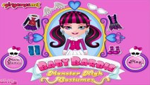 Barbie Games - Baby Barbie Monster High Costumes - Barbie Monster High Games for Girls