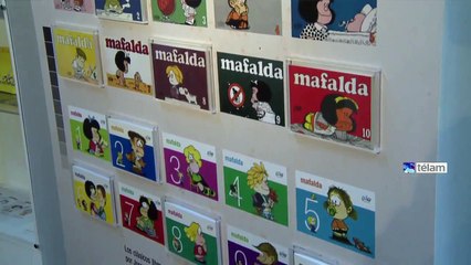 Se inauguró la muestra "Mafalda en su sopa"en la Biblioteca Nacional