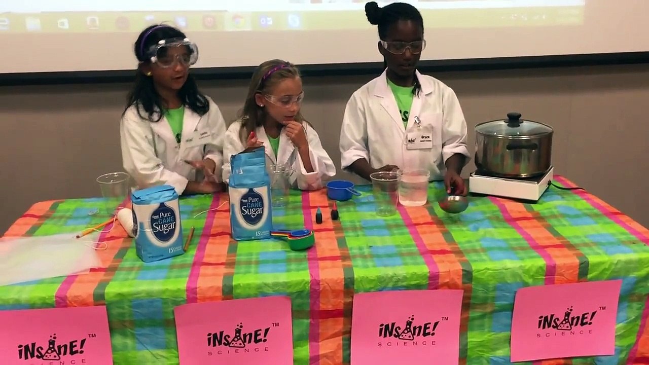 ROCK CANDY LAB PART 1 Fun Kids Science Experiments | iNsAnE!ScienceTV Episode 7