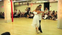 Faye and Bryant Lopez performing Argentine tango vals at the Black and White Ball in NYC