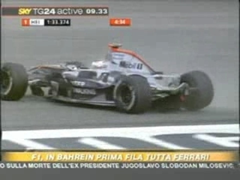 Bahrain  2006 - Raikkonen accident