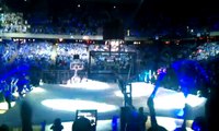 Stuart Scott introducing the 2011-2012 UNC men's basketball team at Late Night with Roy.