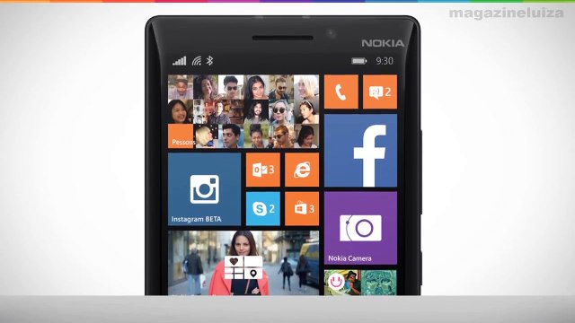 Smartphone Nokia Lumia 930 4G Windows Phone 8.1 - Câm. 20MP Tela 5 OLED Proc. Quad Core Wi-Fi A-GPS