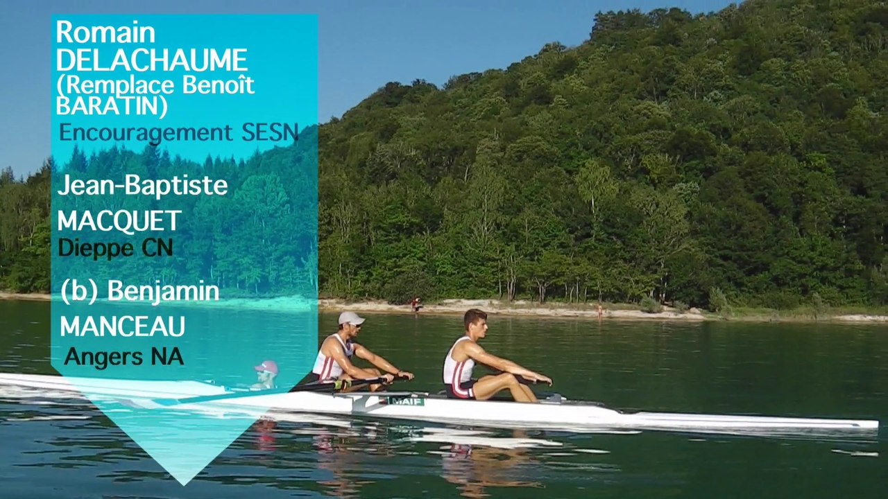 TEAM FRANCE 2015 M2+ Deux avec barreur homme