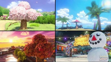 Animal Crossing (Spring/Summer/Autumn/Winter) Music - Mario Kart 8