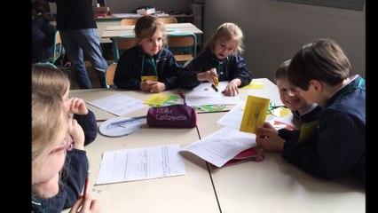 Trier les déchets à la maison, dans la rue et à l'école, CE2 d'Asnieres - Bâtisseurs 2014-2015