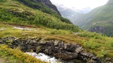 norway waterfall at flam