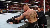 Seth Rollins vs Brock Lesnar - WWE World Heavyweight Championship Match- Raw_ Ma