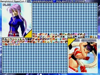 High-Class MUGEN Archive: Mai Shiranui vs. Flamme, Fliz & Lyzer