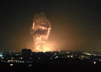 MASSIVE explosion Tianjin (China)