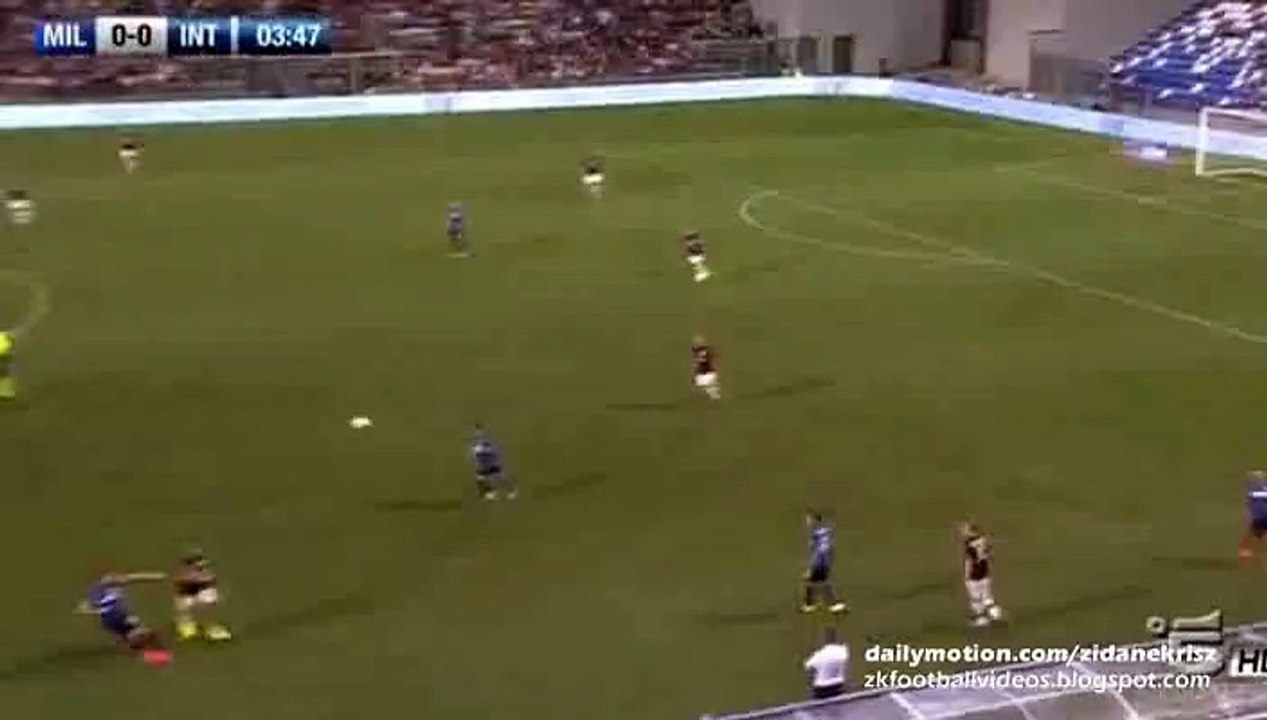 Andrea Bertolacci 0:1 | Inter Milan v. AC Milan - Trofeo TIM 12.08.2015 HD