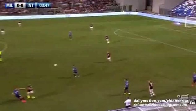 Andrea Bertolacci 0:1 | Inter Milan v. AC Milan - Trofeo TIM 12.08.2015 HD