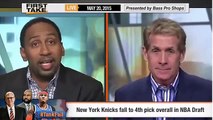 ESPN First Take - New York Knicks Fall To 4th Pick Overall in 2015 NBA Draft