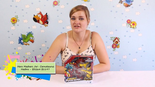 Hybrid Carnotaurus Figure / Karnotaur 2w1 - Hero Mashers - Jurassic World - Hasbro - B3264 B1197 - Recenzja