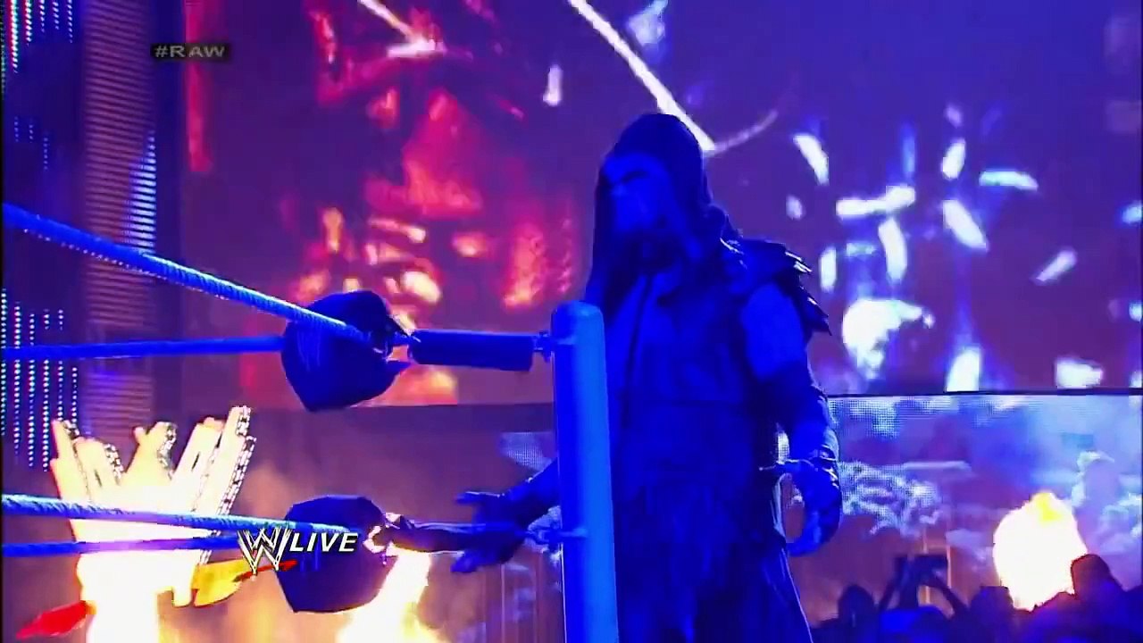 UNDERTAKER REGRESA Y RETA A BROCK LESNAR PARA WRESTLEMANIA XXX 30 HD EN ESPAÑOL 2014