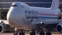 Cargolux B747 Takeoff in miami