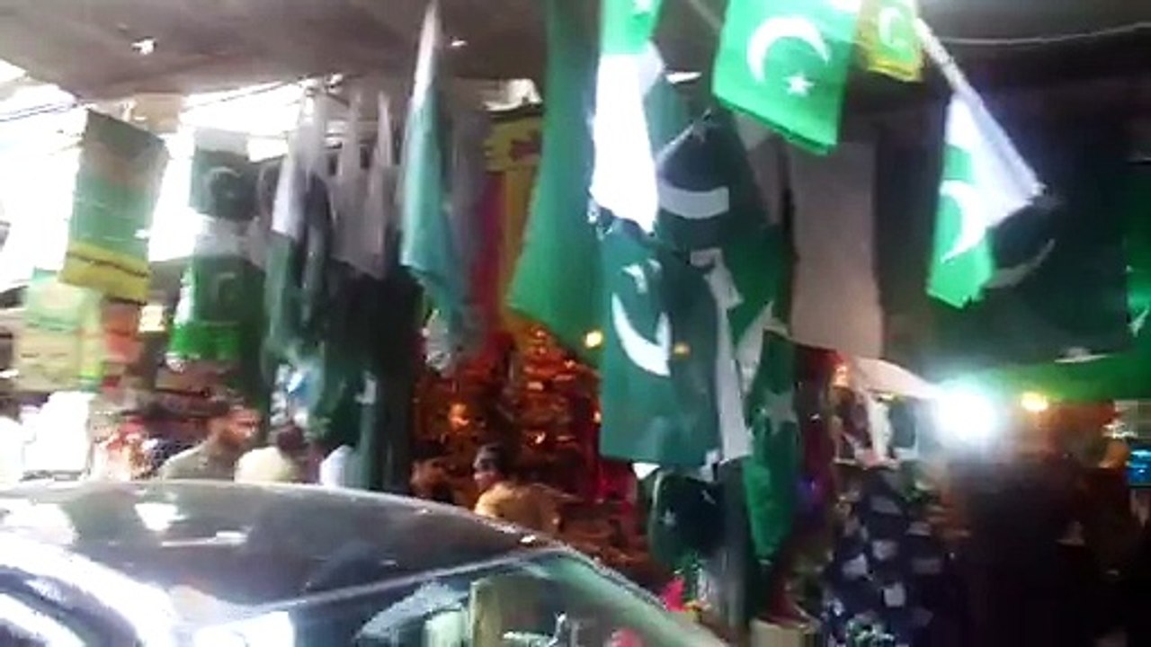 Independence Day 2015 Preparations at Urdu Bazar Rawalpindi