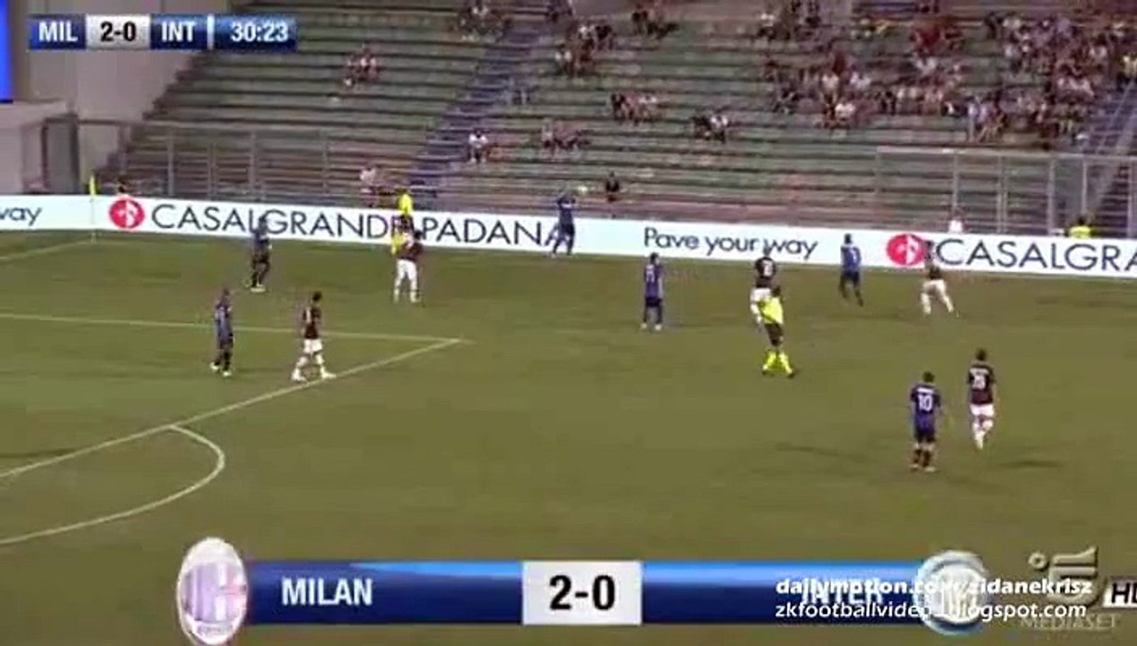 1-2 Marcelo Brozovic Goal _ Inter Milan v. AC Milan - Trofeo TIM 12.08.2015 HD