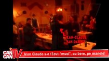 Jean Claude Van Damme borracho restaurante y divertirse en Bucarest Rumania 2013