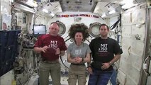 Greetings from the ISS to MIT on the Institute's 150 anniversary