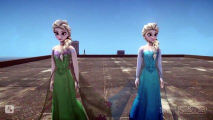 Funny Cartoons - ELSA VS EMERALD DRESS [elsa frozen] | Cartoons for children