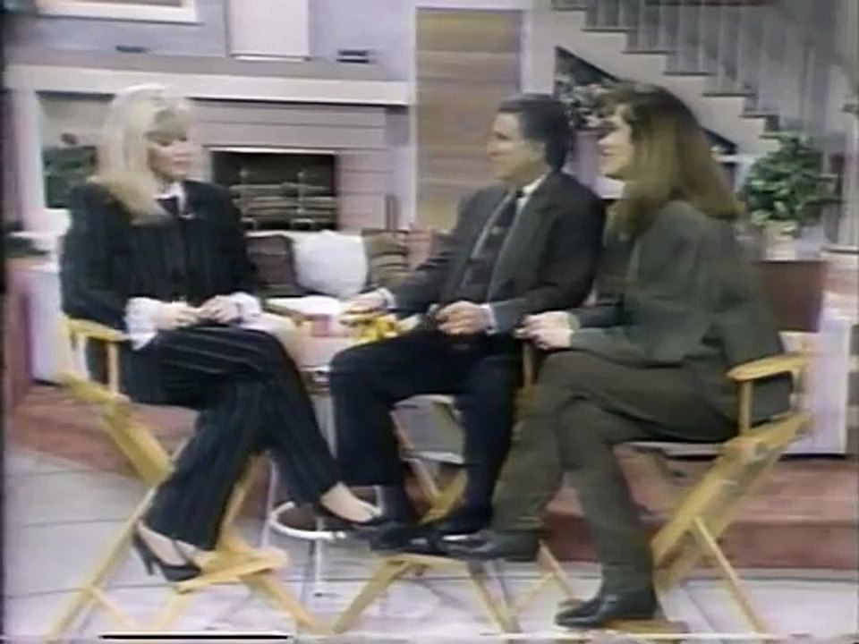 Donna Mills on "Regis and Kathie Lee" in 1990