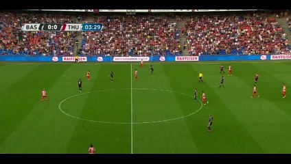 Goal Janko - Basel 1-0 Thun - 12-08-2015