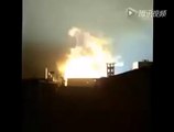 Explosion in Tianjin, South of Beijing, China 2015