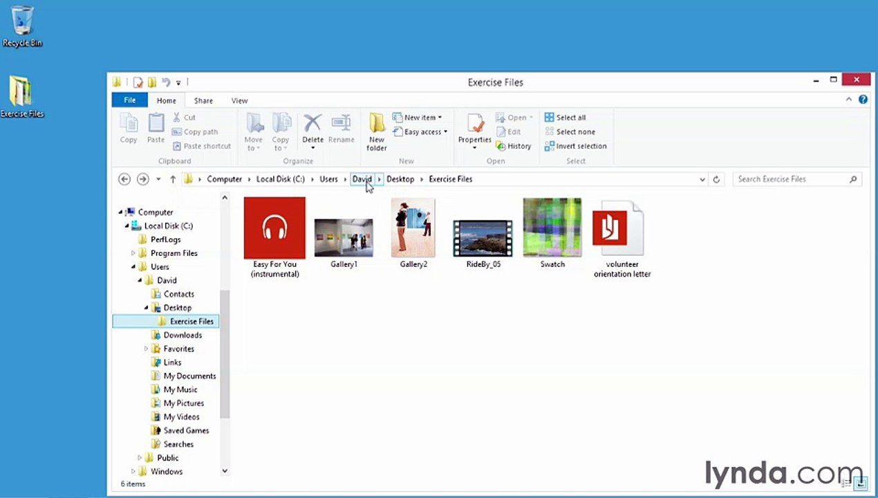 Windows 8 organize