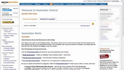 Amazon :How to Earn Money With Amazon Associates.