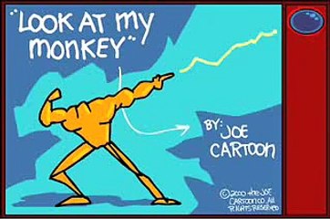 Joe Cartoon: Monkey Looker