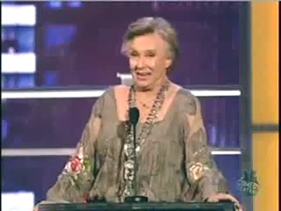 John Stamos Kisses Cloris Leachman