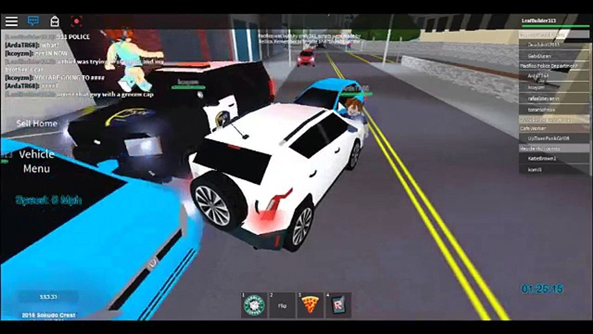 Roblox Pacifico Leaf And I Ran From A Speedy Chasy Cop Video Dailymotion - roblox pacifico game