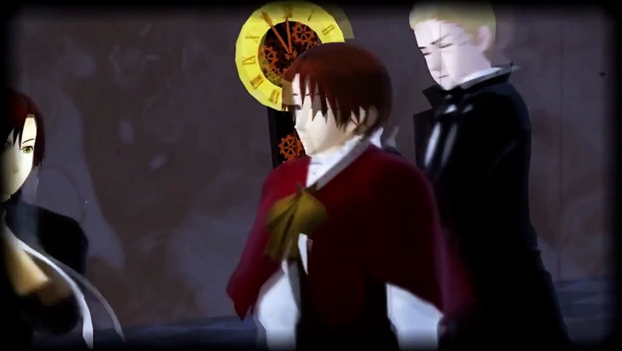 【APヘタリアMMD】Bad ∞ End ∞ Night (Prussia,Germany, Italy, Romano)
