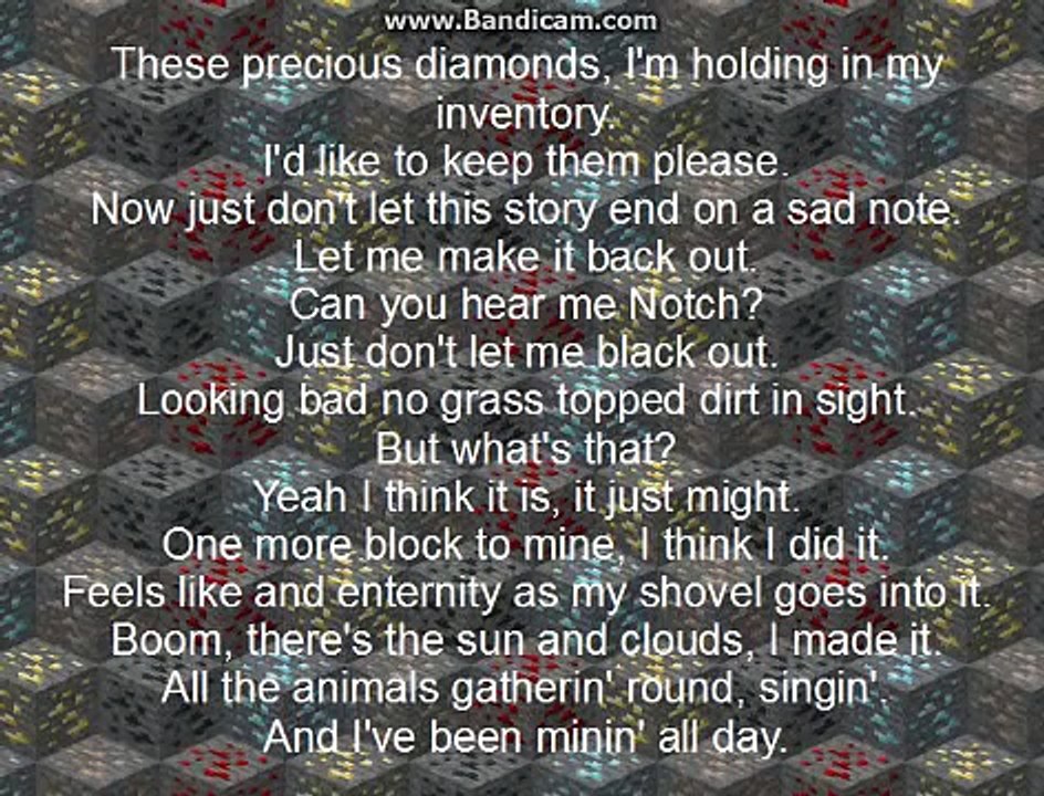 I found a Diamond lyrics (by BebopVox)
