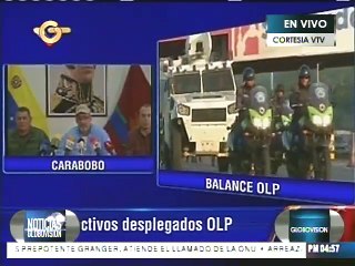 17 detenidos y 4 abatidos deja OLP en Carabobo