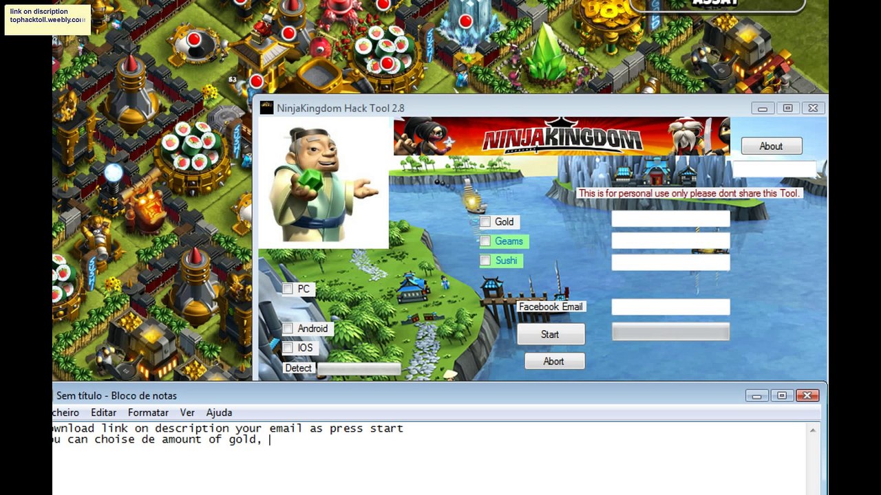 android hack tool cheats for ninja kingdom in ipad