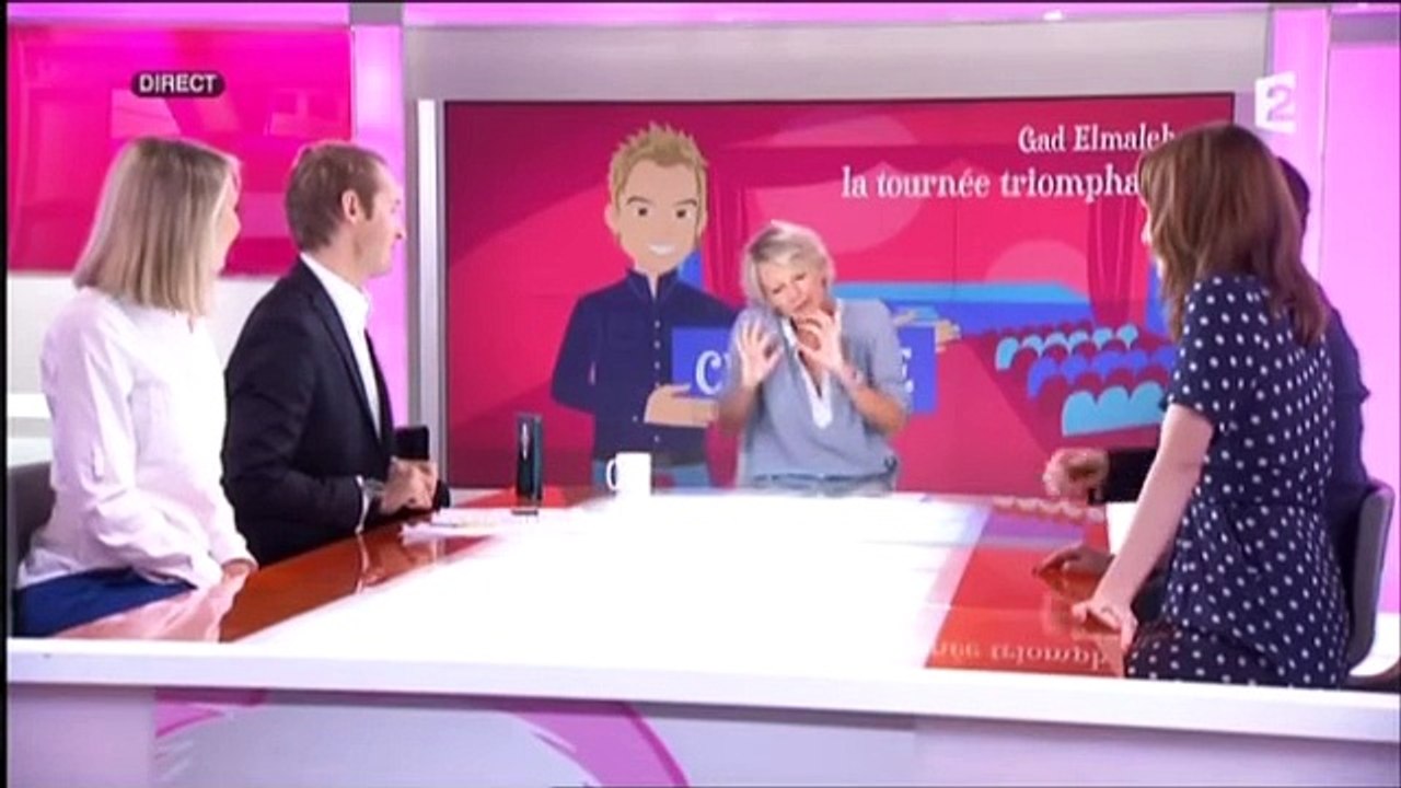Passage de Gad Elmaleh dans C'est au programme