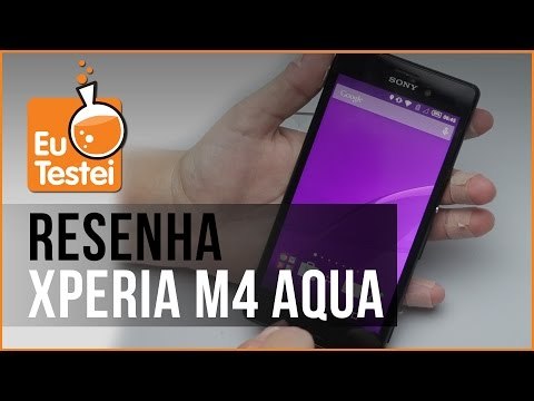 Sony Xperia M4 Aqua Dual E2363 Smartphone - Vídeo Resenha EuTestei Brasil