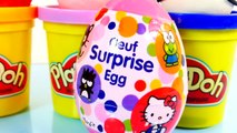 Hello Kitty Play Doh Surprise Eggs Disney Pixar Cars Play Dough Egg Toys Episodes