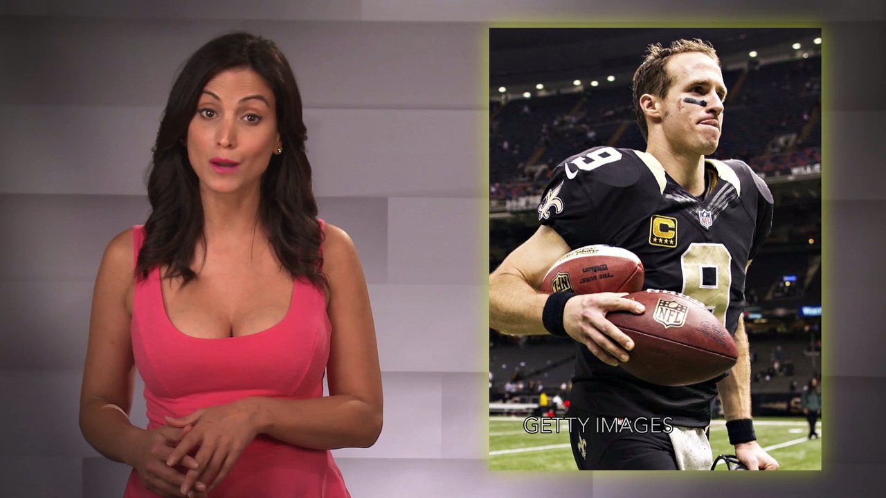 Drew Brees Shows Off Pinpoint Accuracy As He Drills Moving Target