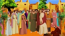 Jesus Turns Water into Wine In The Wedding At Cana ( Bible Cartoon stories for kids in English )